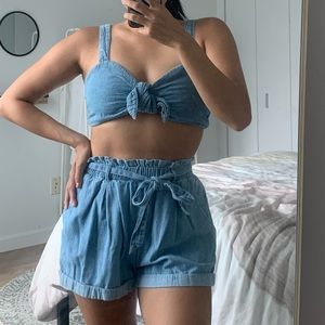 Chambray co-ord set